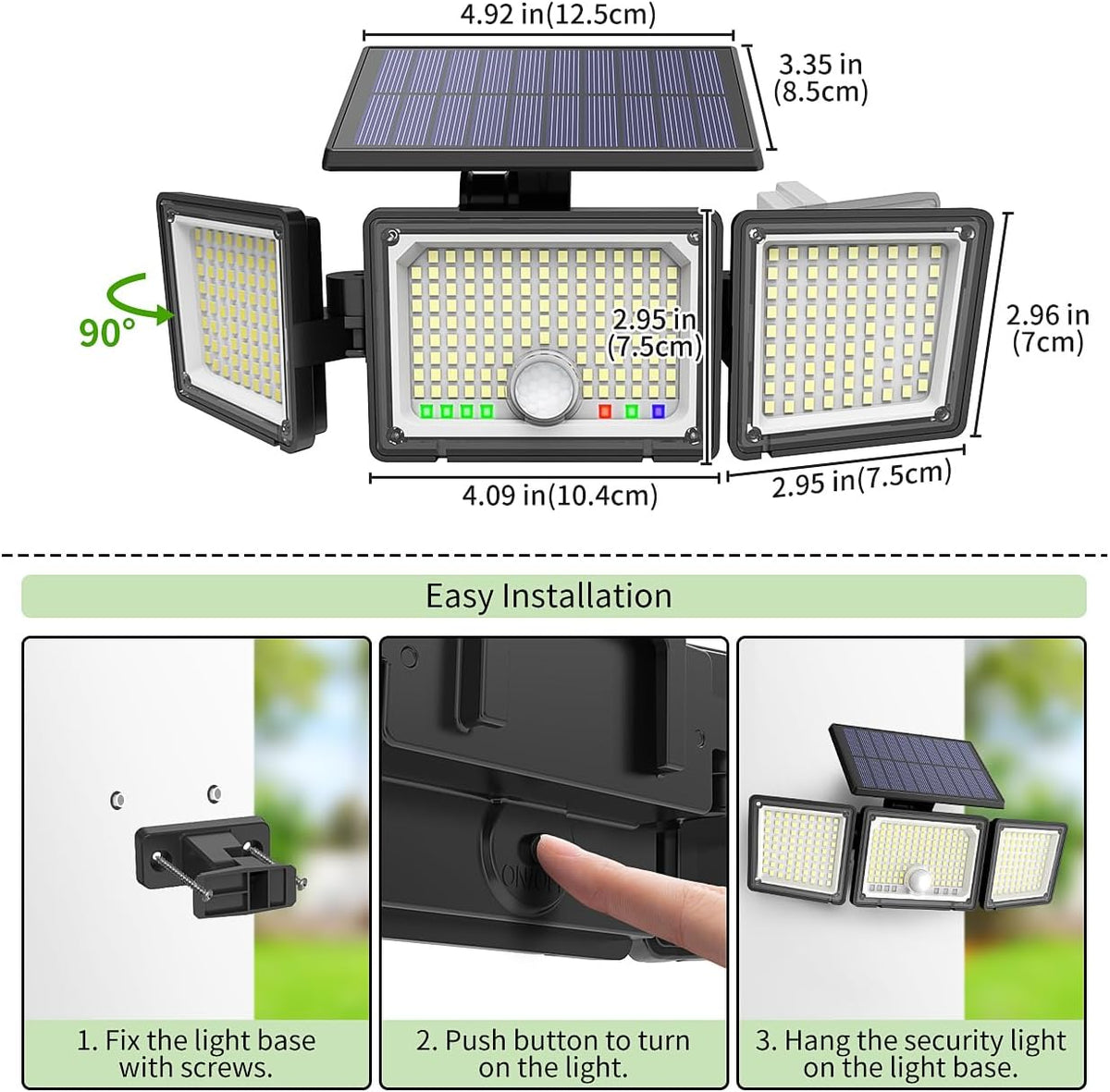 ☀️ Solar Energy Led,🛡️ 10-Year Warranty