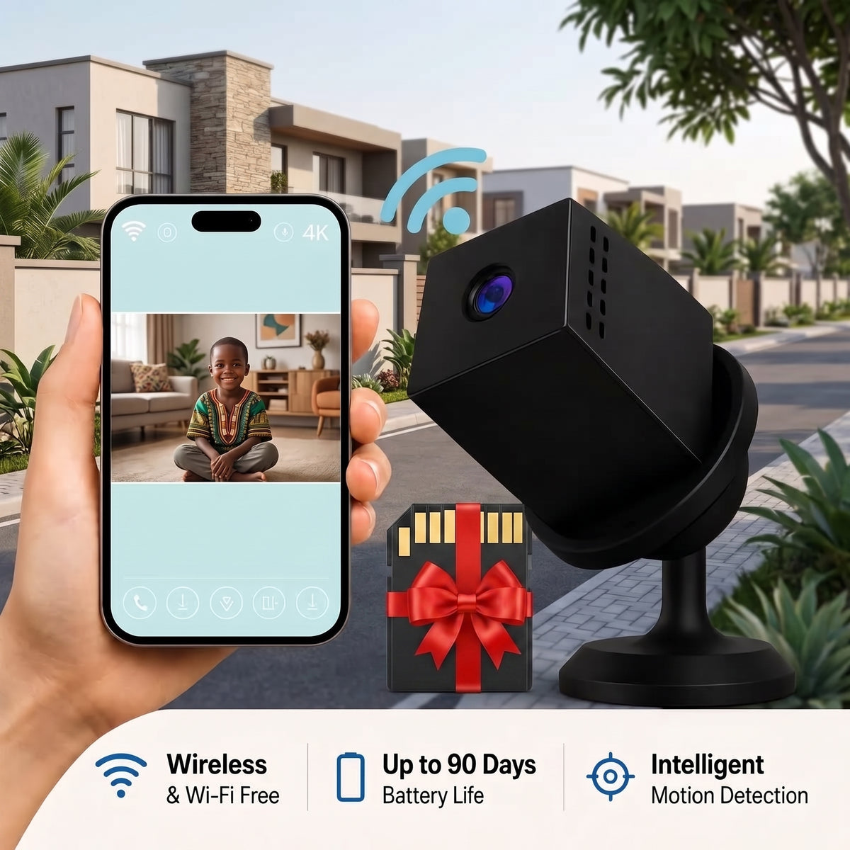 Protect Your Home 24/7 With Smart Wireless Security Camera